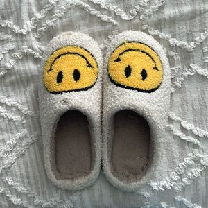 smiley slippers